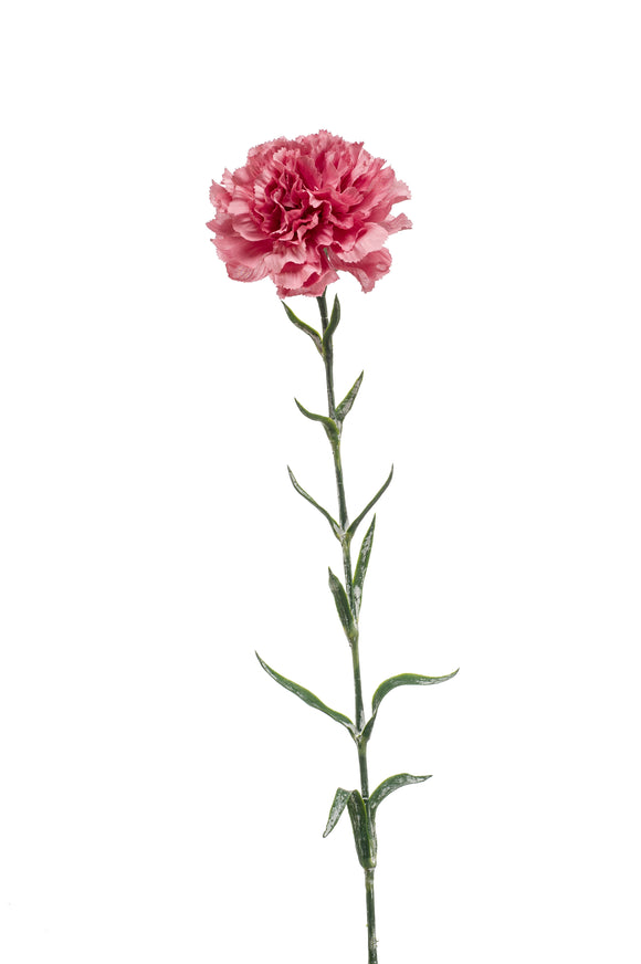 Clavel artificial - 1 tallo - rosa vintage
