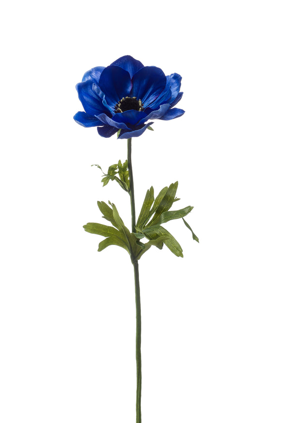 Anémona artificial - 1 tallo - Azul oscuro