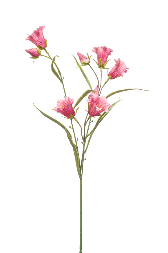 Rama de campanilla artificial - 1 tallo - rojo fucsia