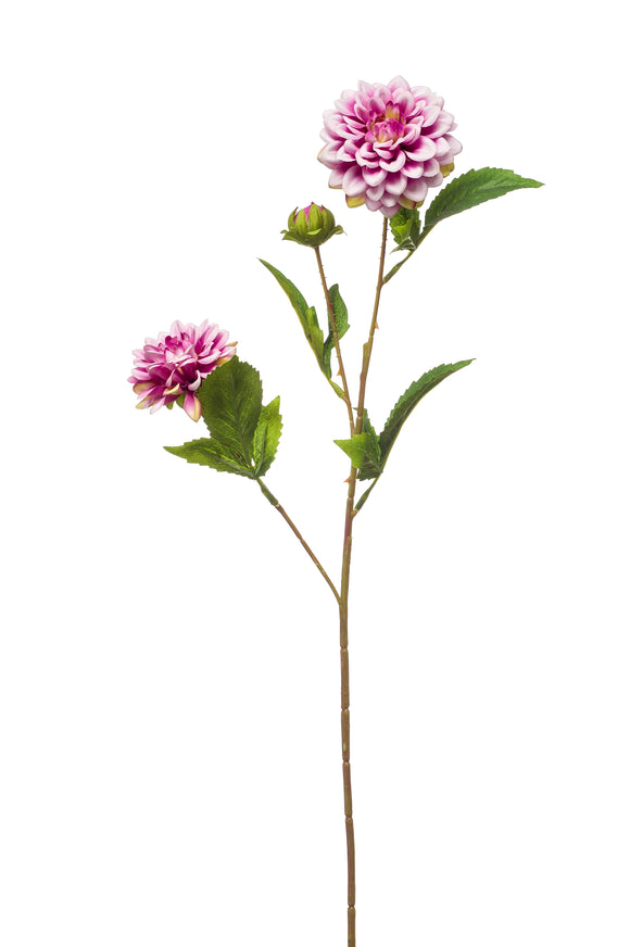 Dalia mini artificial - 1 tallo - violeta