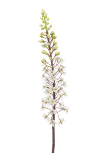 Candela artificiale Steppe - 1 gambo - bianco e verde