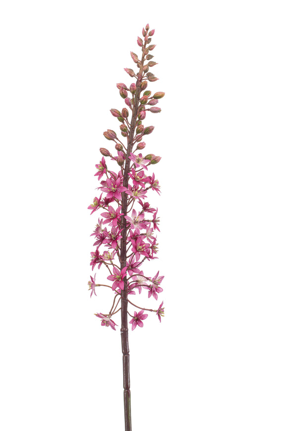 Vela artificial de estepa - 1 tallo - rojo fucsia
