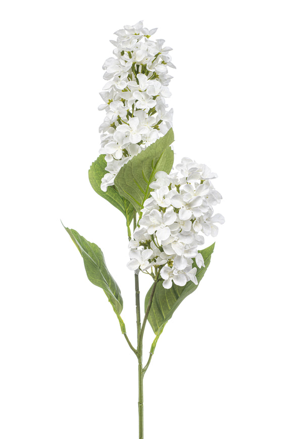 Hortensia artificial Peegee - 1 tallo - Blanco