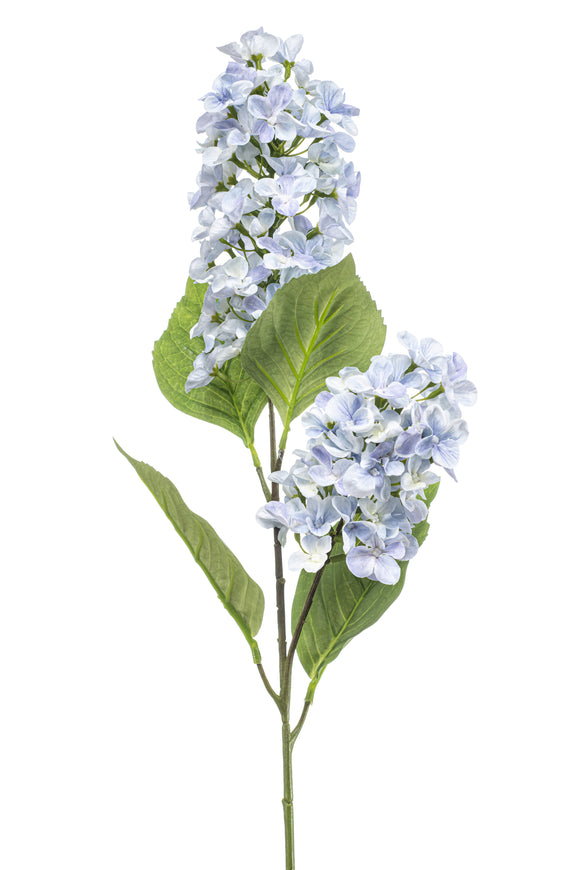 Hortensia artificial Peegee - 1 tallo - Azul claro