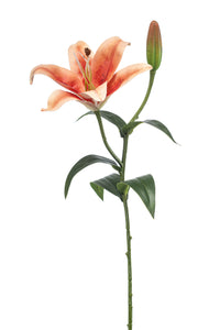 Lirio artificial - 1 tallo - Naranja