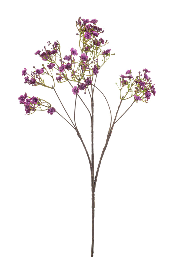 Gypsophila artificial - 1 tallo - Morado oscuro