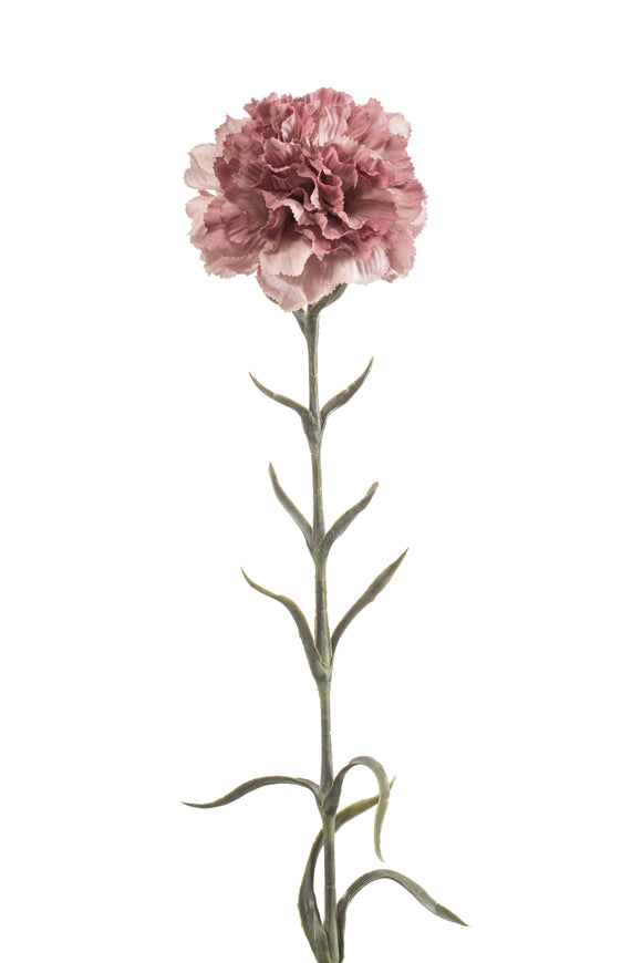 Clavel artificial - 1 tallo - rosa vintage